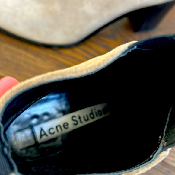 Acne Studios suede pointed toe ankle boots (38) - Picture 6 of 10